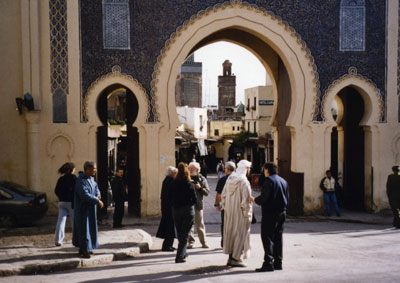 baba boujloude qui se trouve dans la ville de fes